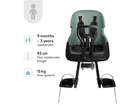 Bobike exclusive evolve mini voorste kinderzitje voor de fiets groen - afbeelding 4 van  6