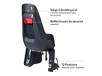 Bobike one maxi fietsstoeltje achter bd - urban black - afbeelding 2 van  6
