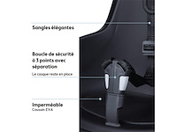 Bobike one maxi fietsstoeltje achter bd - urban black - afbeelding 3 van  6