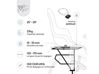 Bobike one maxi fietsstoeltje achter bd - urban black - afbeelding 4 van  6
