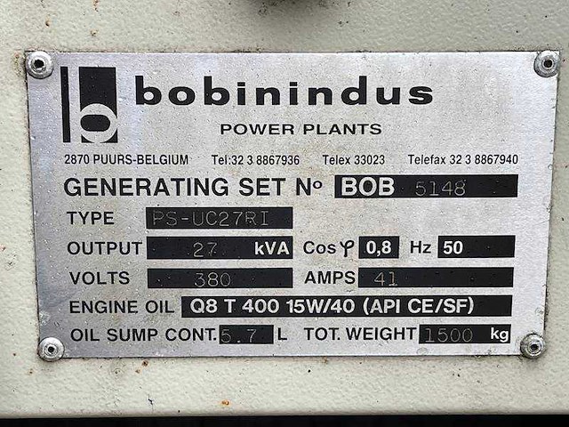 Bobinidus - ps-uc27ri - power generator - afbeelding 3 van  13
