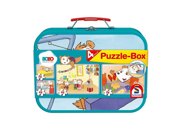Bobo puzzel-box (4 puzzels) (9x) - afbeelding 1 van  4