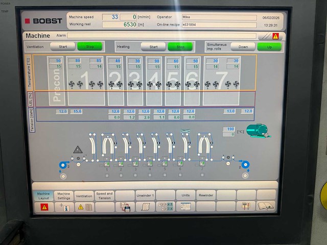 Bobst rotomec - 4003 1000/350/c - rotogravure drukpers - 2015 - afbeelding 30 van  57
