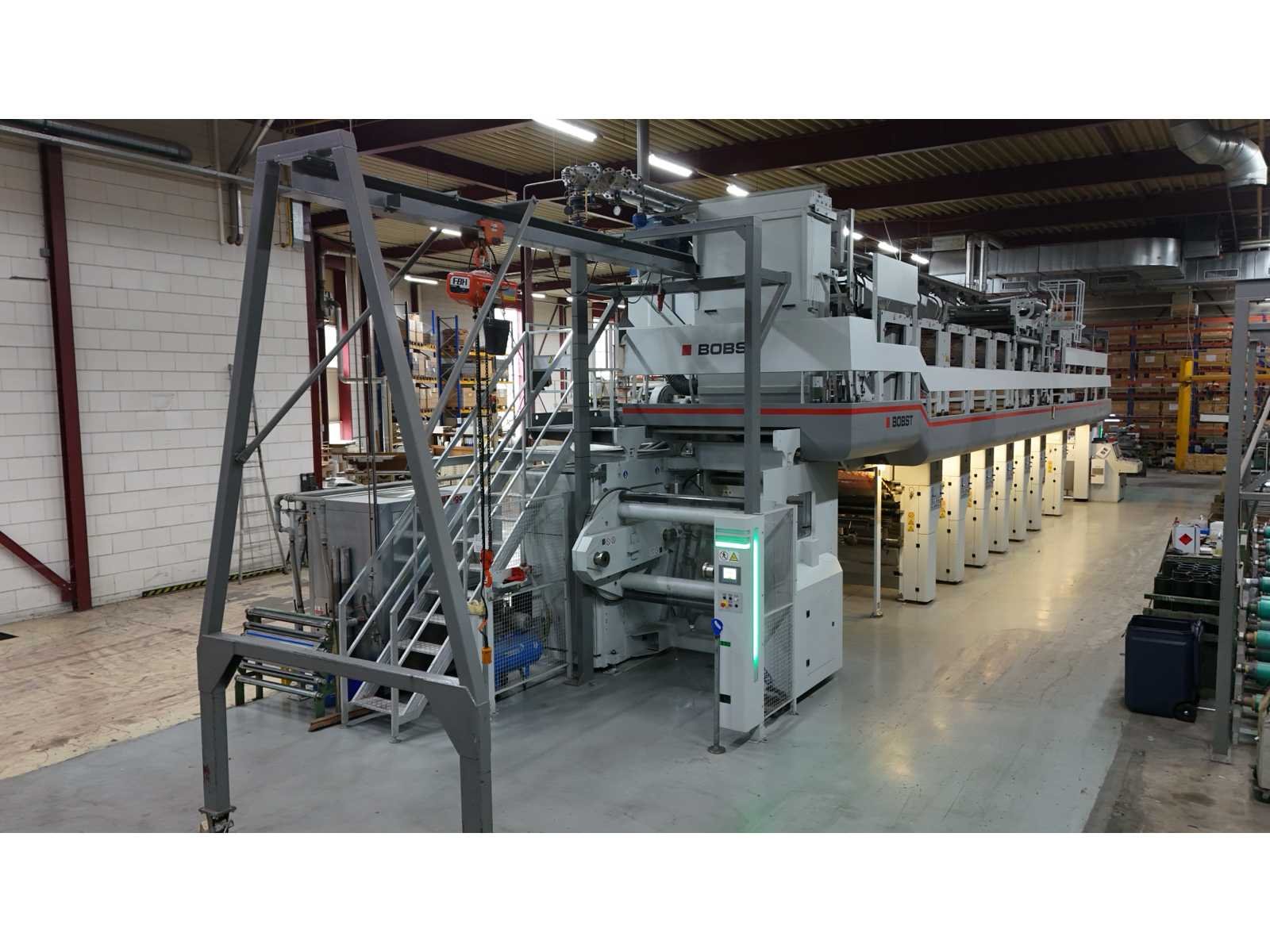 Bobst rotomec 7-color rotogravure press ex. bankruptcy