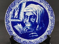 Boch frères keramis la louvière belgië sierbord - afbeelding 1 van  5