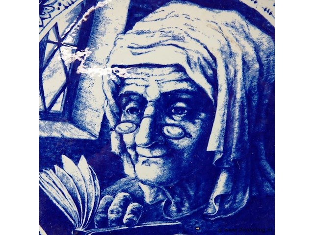 Boch frères keramis la louvière belgië sierbord - afbeelding 3 van  5