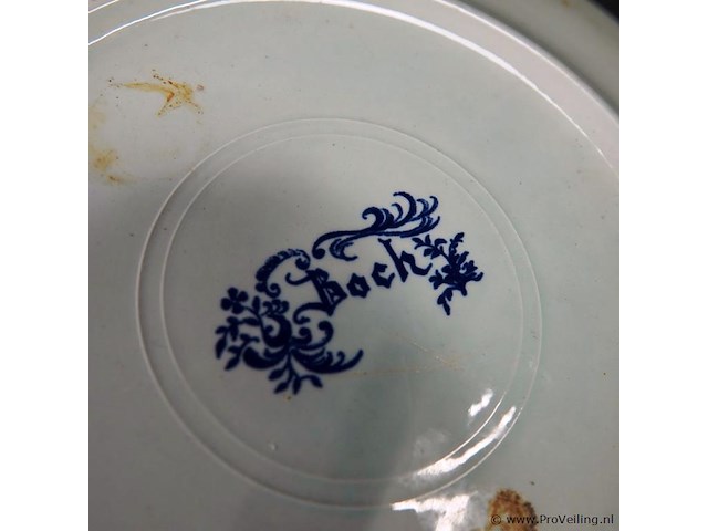 Boch frères keramis la louvière belgië sierbord - afbeelding 5 van  5