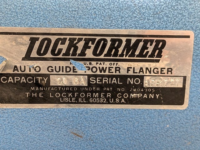 Bochtenmachine lockformer, 20ga - afbeelding 6 van  7