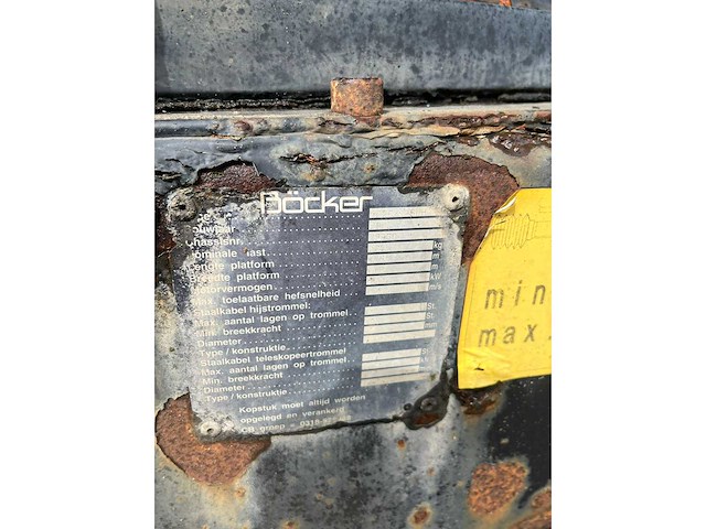 Bocker - hd26/1-6lh 26m - verhuislift - afbeelding 13 van  15