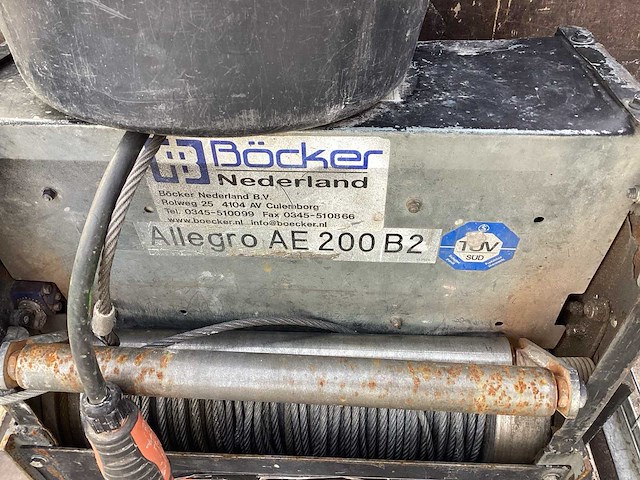 Böcker ae 200b bouwlift - afbeelding 6 van  9