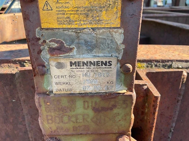 Bocker materiaal wagen - afbeelding 6 van  7
