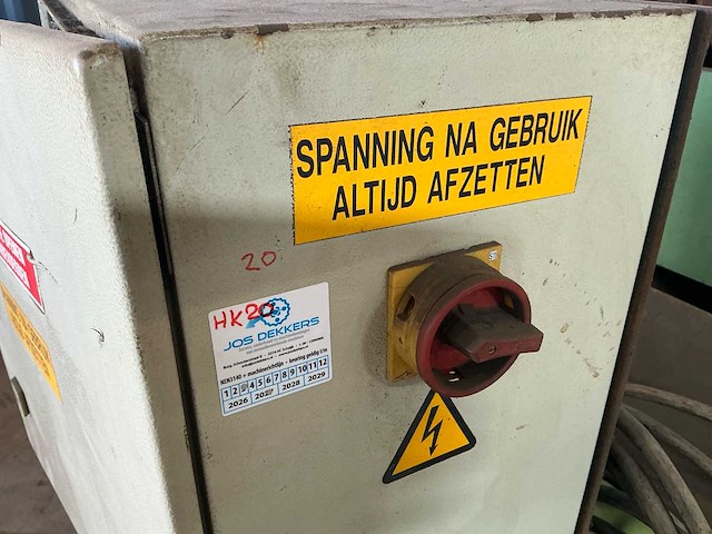 Bode sar 2000 zelfinstellende lasrolstelling – 100 ton - afbeelding 9 van  35