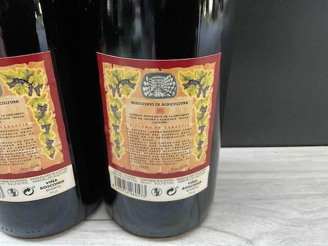 Bodega lopez de heredia vina bosconia tinto 'reserva' 2011 (2x) - afbeelding 3 van  3
