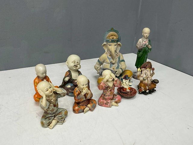 Boeddha en spiritualiteit beeldjes (9x) - afbeelding 4 van  8