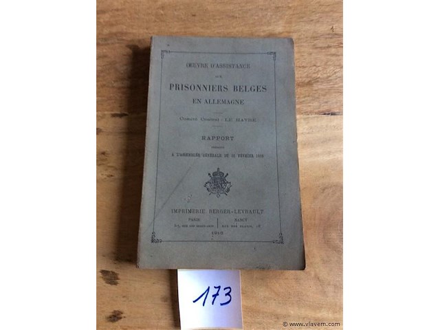 Boek : belgische gevangenen 1916 - afbeelding 1 van  3