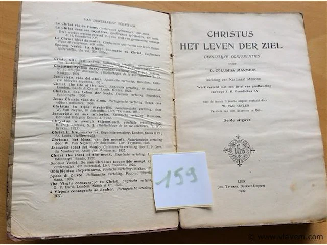 Boek : christus het leven der ziel - afbeelding 1 van  3