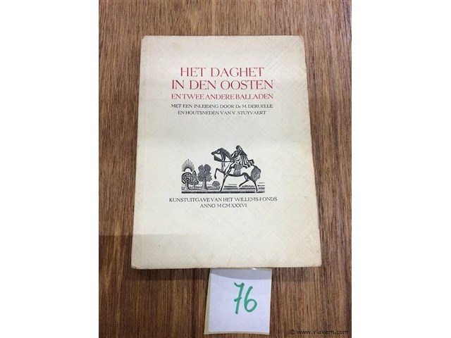 Boek daghet in den oosten 1936. - afbeelding 1 van  3