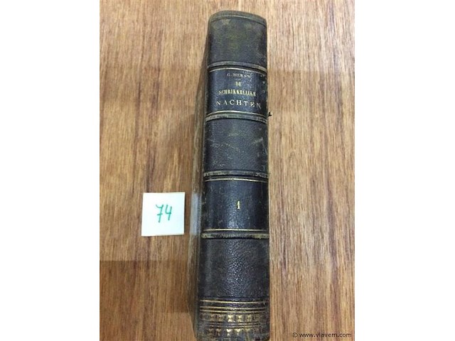 Boek de schrikkelijke nachten 1877. - afbeelding 1 van  3