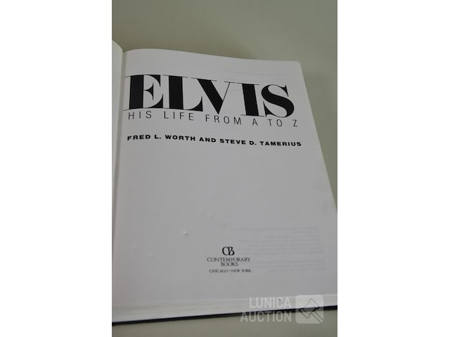 Boek elvis: "his life from a to z" - afbeelding 2 van  11