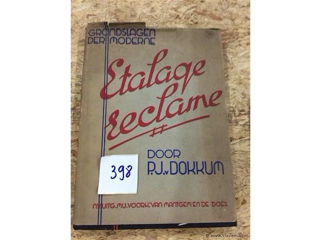 Boek "etalage reclame" j' 30-40. - afbeelding 1 van  5