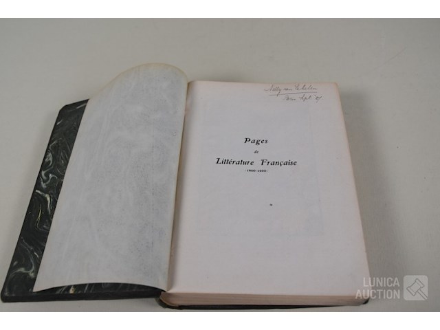 Boek franse literatuur - afbeelding 7 van  12