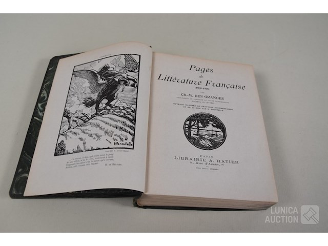 Boek franse literatuur - afbeelding 8 van  12