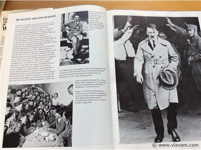 Boek : geïllistreerde geschiedenis vd tweede ww - afbeelding 2 van  6