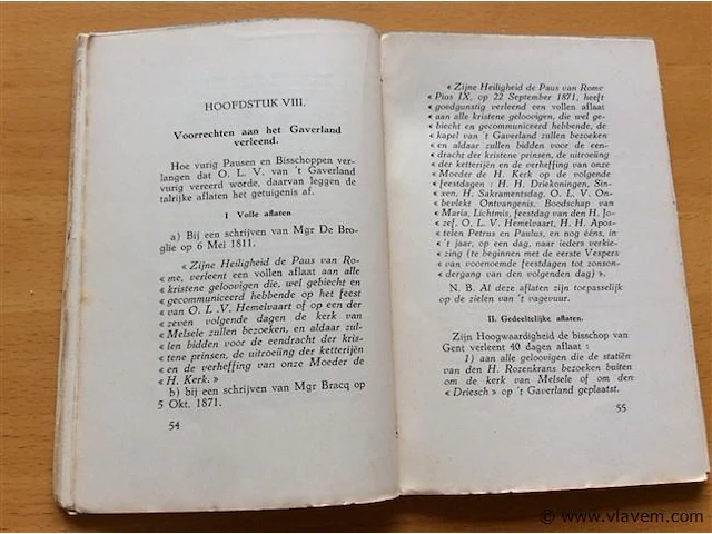 Boek : geschiedenis olv van 't gaverland - afbeelding 2 van  3