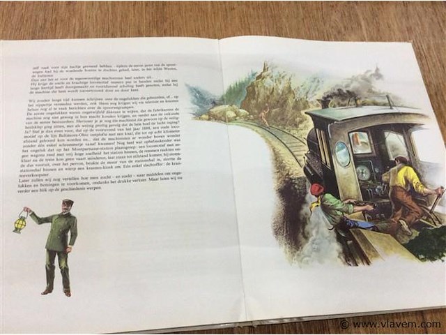 Boek geschiedenis vd treinen - afbeelding 3 van  3