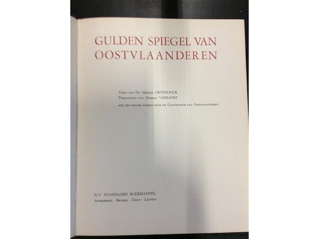 Boek gulden spiegel oost vlaanderen - afbeelding 5 van  6