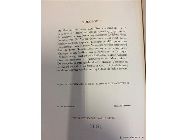 Boek gulden spiegel oost vlaanderen - afbeelding 6 van  6