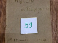 Boek high life de belgique 1958. - afbeelding 1 van  4