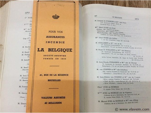 Boek high life de belgique 1958. - afbeelding 4 van  4