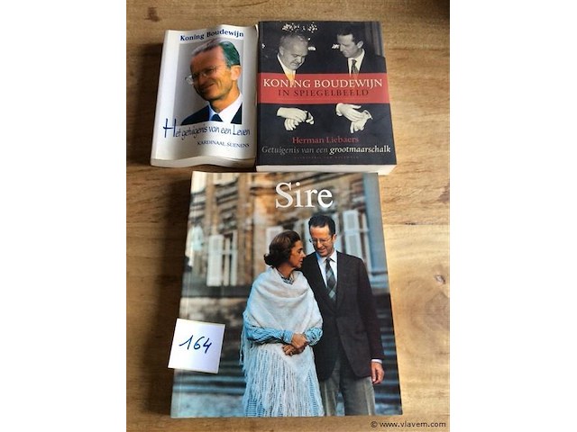 Boek : koning boudewijn 3stuks - afbeelding 1 van  2