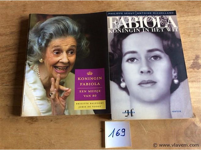 Boek : koningin fabiola 2stuks - afbeelding 1 van  2