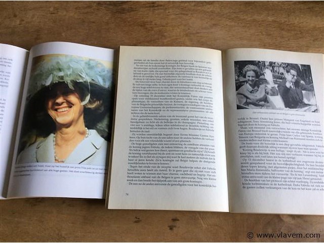 Boek : koningin fabiola 2stuks - afbeelding 2 van  2