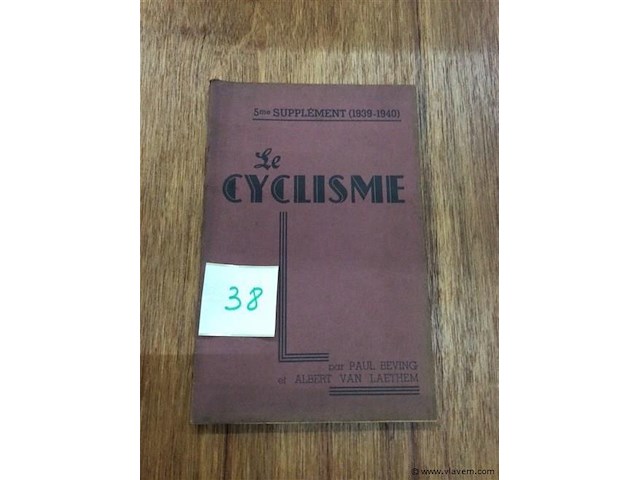 Boek le cyclisme 1939 - 1940.. - afbeelding 1 van  4