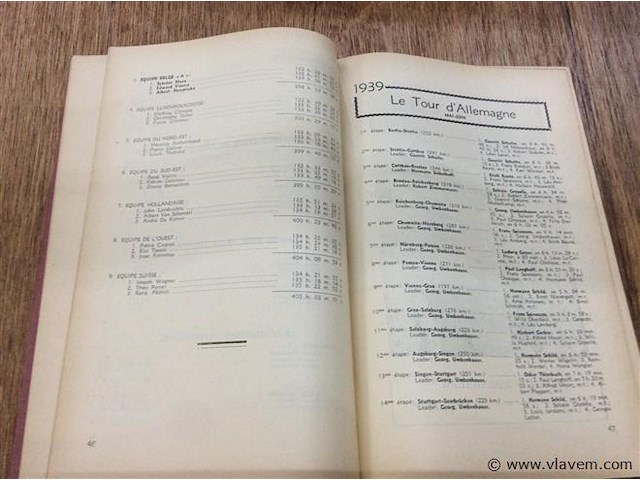 Boek le cyclisme 1939 - 1940.. - afbeelding 2 van  4