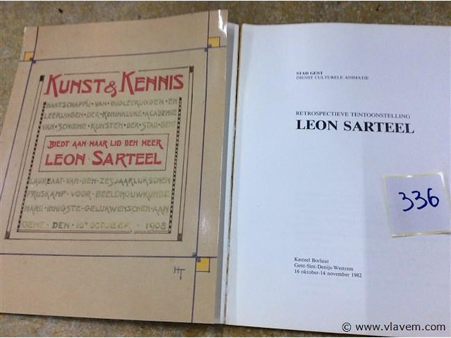 Boek leon sarteel - afbeelding 2 van  5