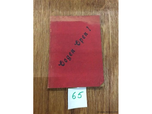 Boek oogen open 1939. - afbeelding 1 van  4