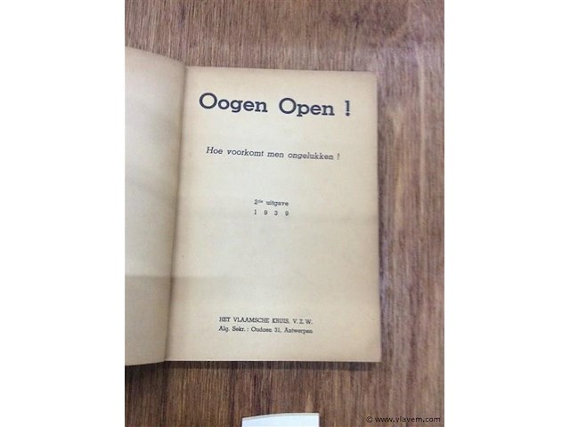 Boek oogen open 1939. - afbeelding 2 van  4