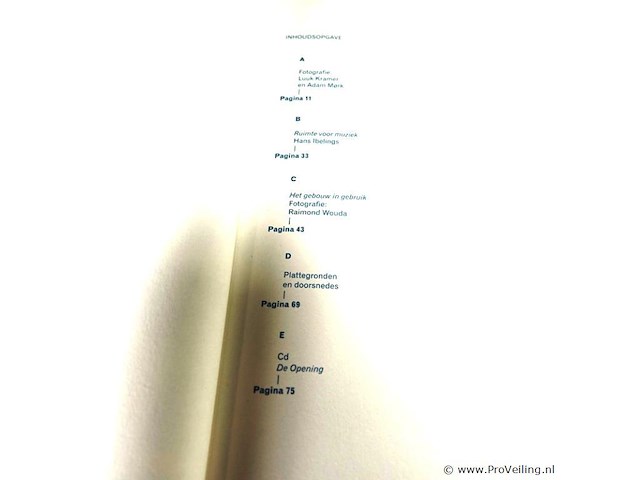 Boek. ruimte voor muziek - afbeelding 3 van  5