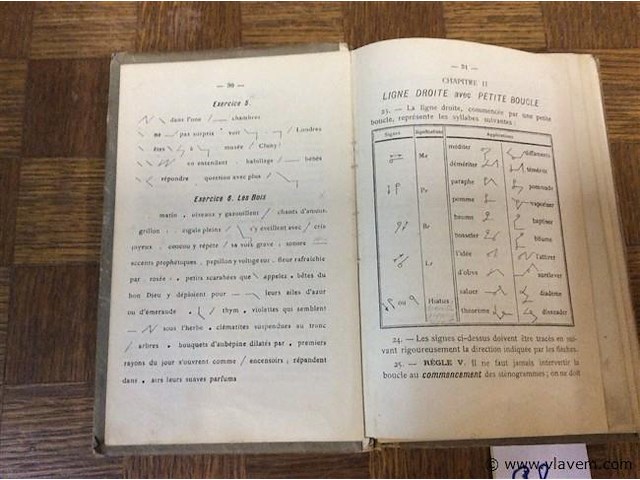 Boek : sténographie - afbeelding 2 van  3