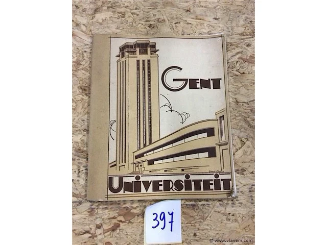 Boek " universiteit gent " 1937. - afbeelding 1 van  1