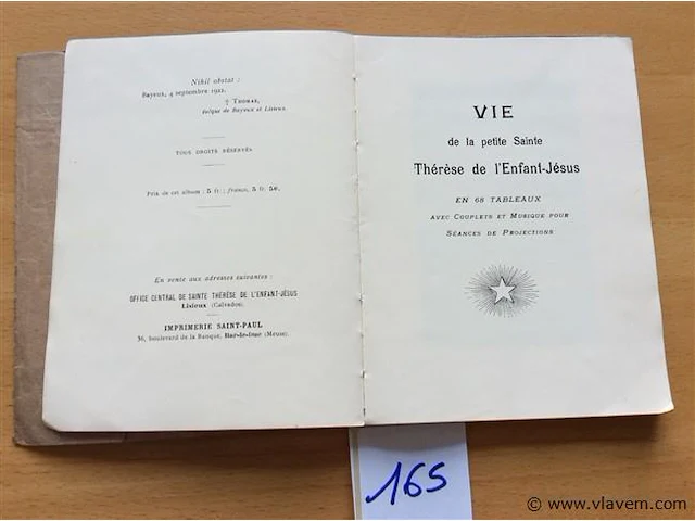 Boek : vie de le petite sainte - afbeelding 1 van  3