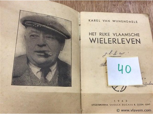 Boek vlaamse wielerleven 1943. - afbeelding 2 van  2