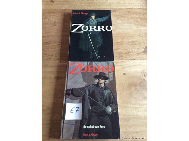 Boek: zorro 2stuks - afbeelding 1 van  3
