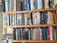 Boeken, 3 schappen vol, foto kan wat afwijken - afbeelding 1 van  3