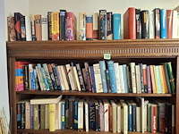 Boeken, 3 schappen vol, foto kan wat afwijken - afbeelding 2 van  3
