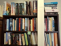 Boeken, 3 schappen vol, foto kan wat afwijken - afbeelding 2 van  3